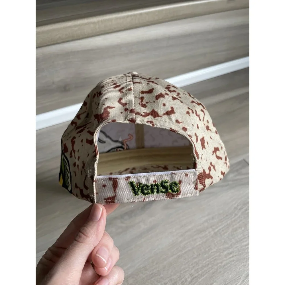 Vense Fishing Lures Camo Hat‎ Cap Green Adjustable